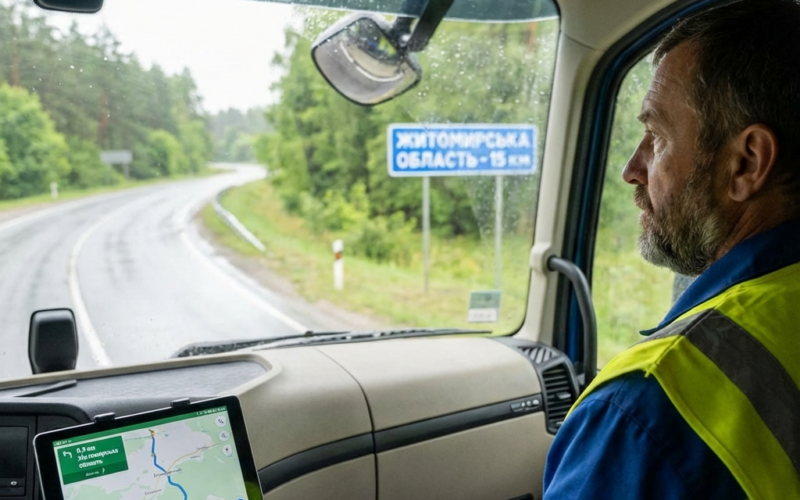 робота водієм житомир