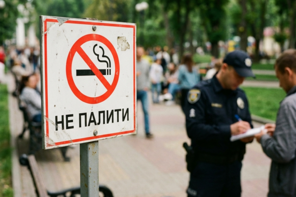 Штраф за куріння в громадських місцях: Де не можна диміти та нові закони