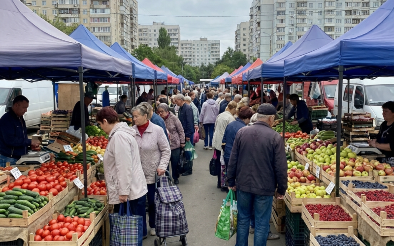 продуктовий ярмарок на троєщині