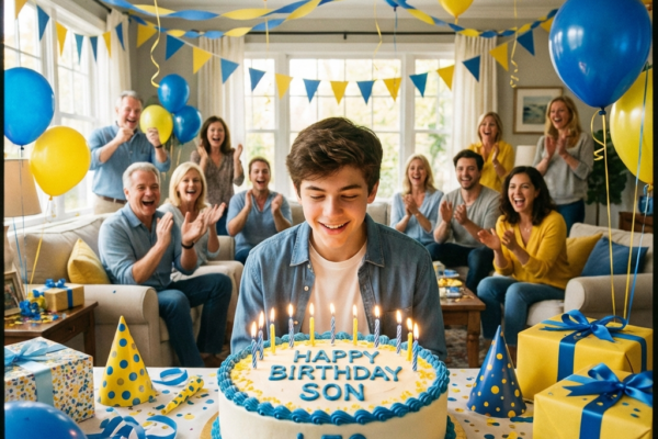 З днем народження твого сина: Найкращі привітання батькам