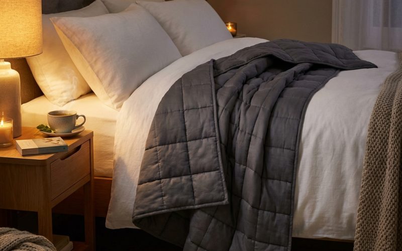 Важка ковдра антистрес для сну в спальні