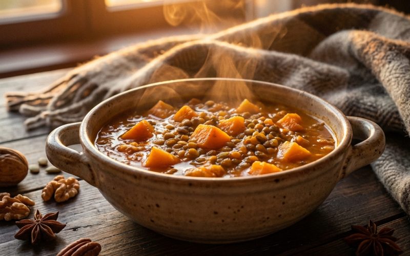 Зимовий раціон та зігріваючі страви суп з гарбуза