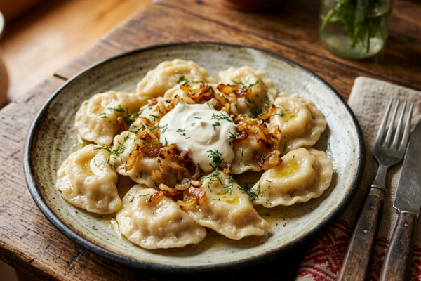 Вареники з картоплею: тісто, яке не рветься