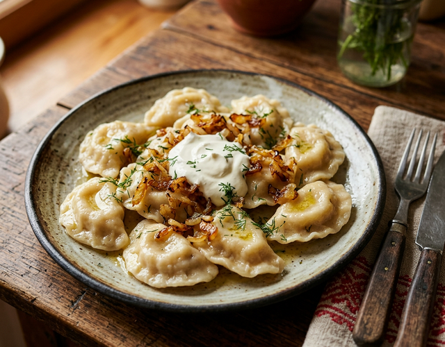 вареники з картоплею тісто