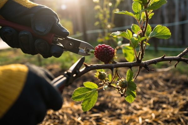 Обрізка ожини весною: правила, схеми та догляд