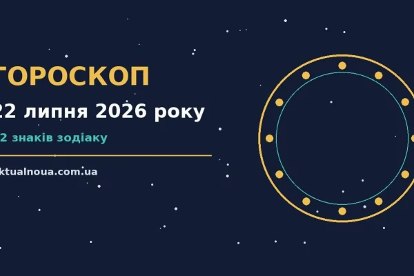 Гороскоп на 22 липня 2026 року: час рішень для всіх знаків у роботі та стосунках