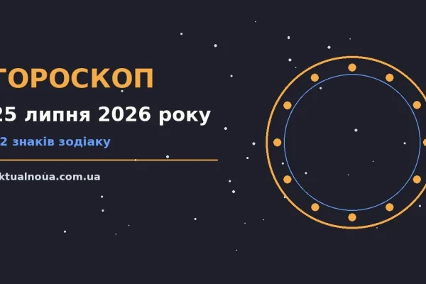 Гороскоп на 25 липня 2026 року: час рішень для всіх знаків у роботі та стосунках