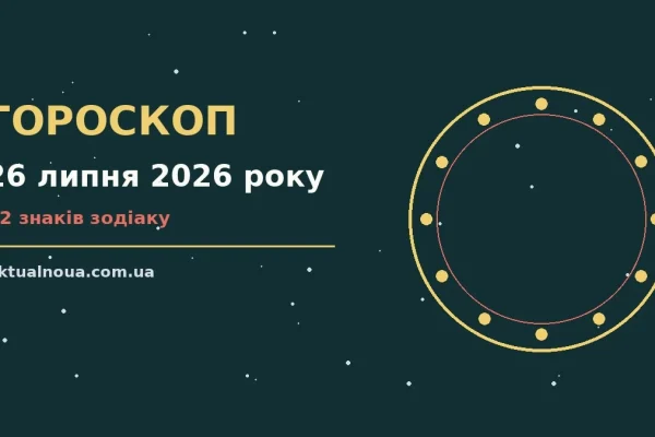 Гороскоп на 26 липня 2026 року: час рішень для всіх знаків у роботі та стосунках