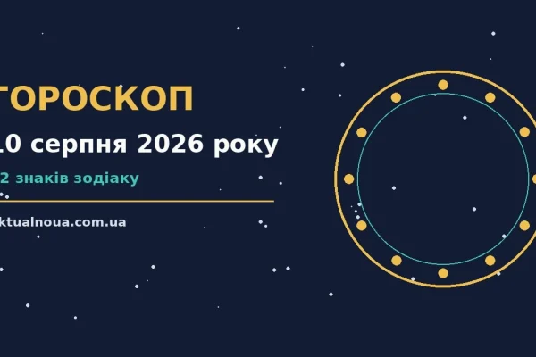 Гороскоп на 10 серпня 2026 року: час рішень для всіх знаків у роботі та стосунках