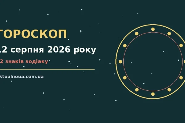 Гороскоп на 12 серпня 2026 року: час рішень для всіх знаків у роботі та стосунках