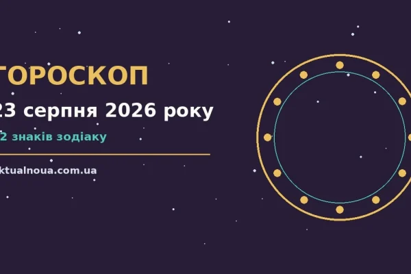 Гороскоп на 23 серпня 2026 року: час рішень для всіх знаків у роботі та стосунках