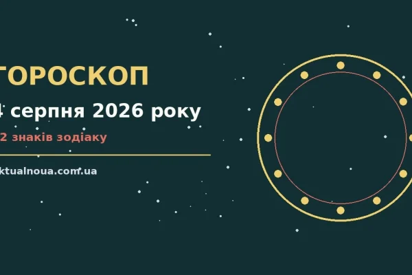 Гороскоп на 4 серпня 2026 року: час рішень для всіх знаків у роботі та стосунках