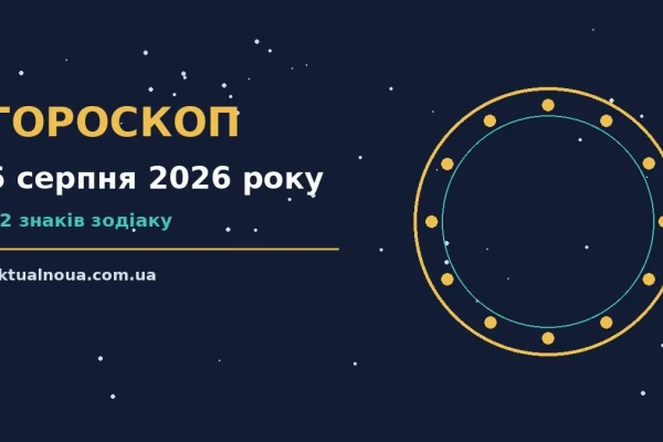 Гороскоп на 5 серпня 2026 року: час рішень для всіх знаків у роботі та стосунках