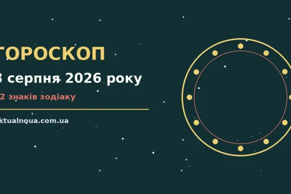 Гороскоп на 8 серпня 2026 року: час рішень для всіх знаків у роботі та стосунках