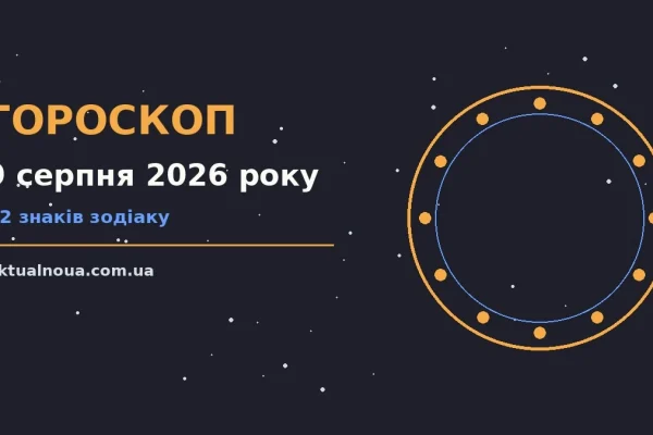 Гороскоп на 9 серпня 2026 року: час рішень для всіх знаків у роботі та стосунках