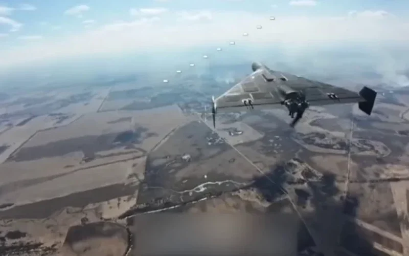 Російський шахед у небі над Україною