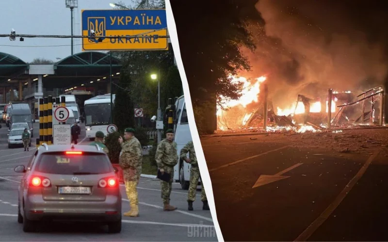 Пункт пропуску Табаки на кордоні з Молдовою після російської атаки 21 серпня 2026 року