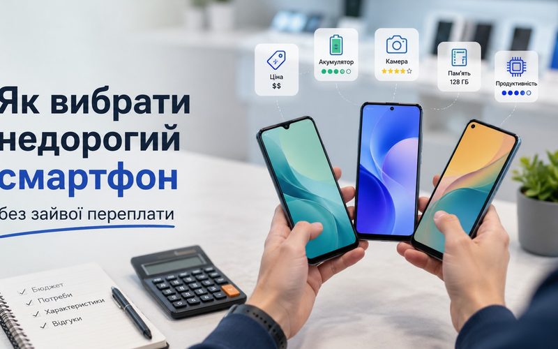 недорогий смартфон
