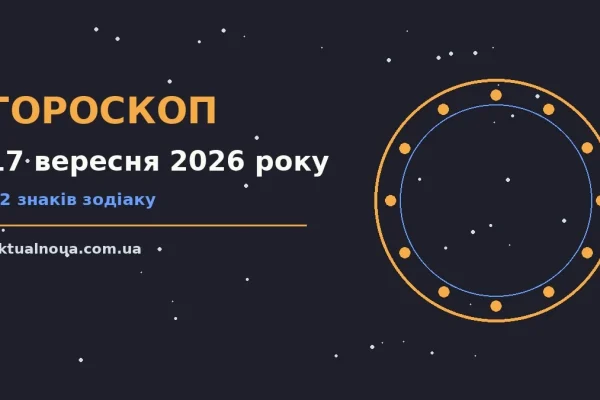 Гороскоп на 17 вересня 2026 року: час рішень для всіх знаків у роботі та стосунках