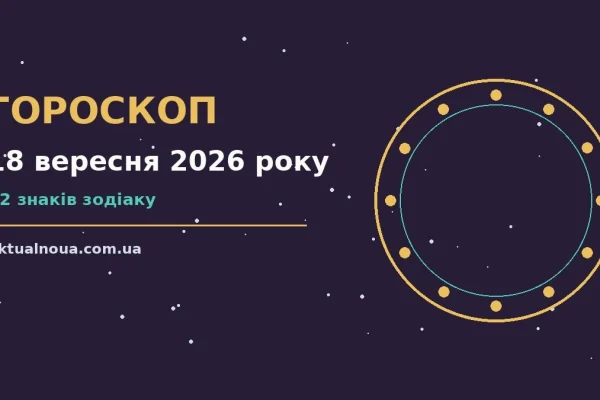 Гороскоп на 18 вересня 2026 року: час рішень для всіх знаків у роботі та стосунках