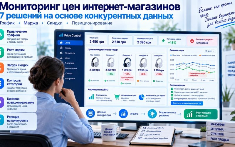 Мониторинг цен интернет-магазинов