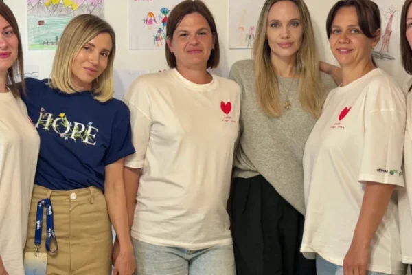 Джолі у Харкові: тренування під землею та зустріч із жінками, які чекають на полонених