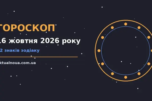 Гороскоп на 16 жовтня 2026 року: час рішень для всіх знаків у роботі та стосунках