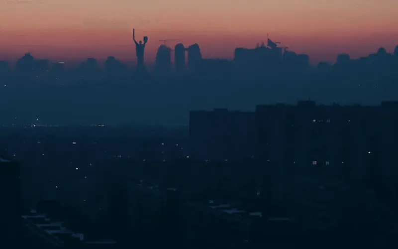 Ілюстративне фото міста Києва (Eugene KOTENKO / AFP via Getty Images)