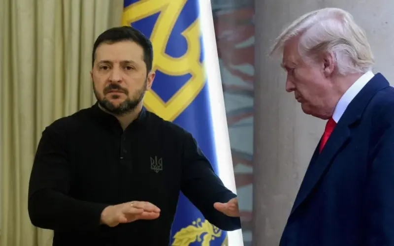 Зеленський і Трамп під час переговорів щодо санкцій проти компаній з РФ та Китаю у зв'язку з розробкою мережі «Рассвет»