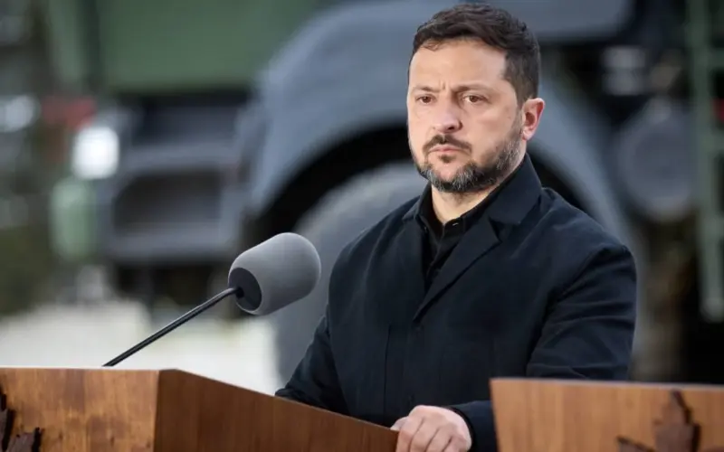 Володимир Зеленський під час виступу на Варшавському безпековому форумі у форматі відеозв'язку