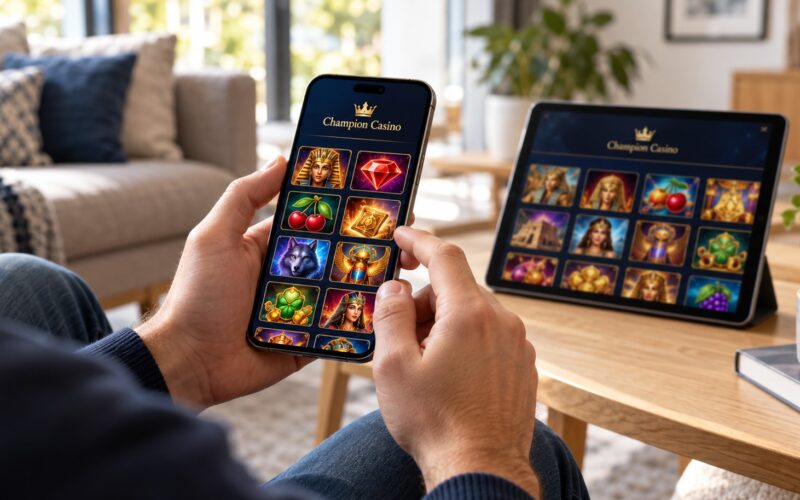 Мобільний застосунок Champion Casino